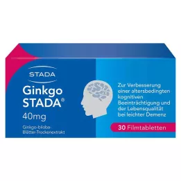 GINKGO STADA 40 mg filmovertrukne tabletter, 30 stk