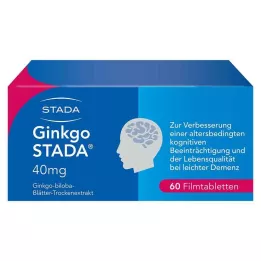 GINKGO STADA 40 mg filmovertrukne tabletter, 60 stk