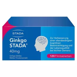 GINKGO STADA 40 mg filmovertrukne tabletter, 120 stk
