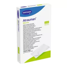 ATRAUMAN Silikone sterile 5x7 cm kompresser, 10 stk