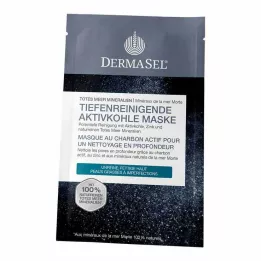 DERMASEL Maske aktivt kul dybderensning, 12 ml