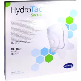 HYDROTAC komfort sakral skumbandage 18x18 cm steril, 10 stk