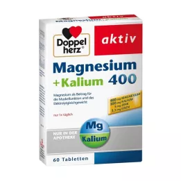 DOPPELHERZ Magnesium+Kalium Tabletter, 60 stk