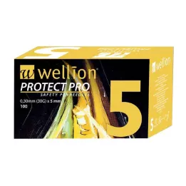WELLION PROTECT PRO Sikkerhedspennåle 30 G 5 mm, 100 stk