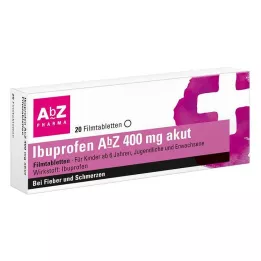 IBUPROFEN AbZ 400 mg akutte filmovertrukne tabletter, 20 stk