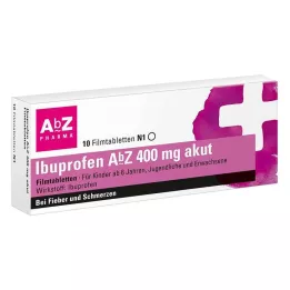 IBUPROFEN AbZ 400 mg akutte filmovertrukne tabletter, 10 stk