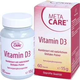 META-CARE D3 kapsler, 60 stk