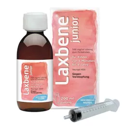 LAXBENE junior 500 mg/ml oral opløsning, børn 6 måneder-8 år, 200 ml