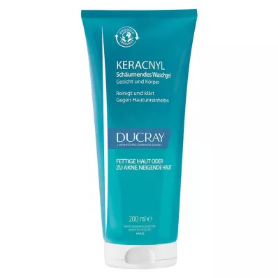 DUCRAY KERACNYL Vaskegel, 200 ml