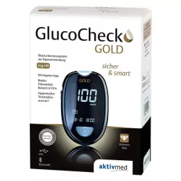 GLUCOCHECK GOLD Blodsukkermålersæt mg/dl, 1 stk