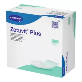 ZETUVIT Plus ekstra kraftig sugekompress steril 20x40 cm, 10 stk