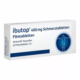 IBUTOP 400 mg smertestillende filmovertrukne tabletter, 10 stk