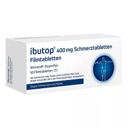 IBUTOP 400 mg smertestillende filmovertrukne tabletter, 50 stk