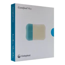 Comfeel Plus fleksibel hydrokolloid bandage 4x6 cm, 10 stk