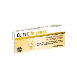 CEFAVIT D3 7.000 IE filmovertrukne tabletter, 20 stk