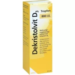 DEKRISTOLVIT D3 800 IE dråber, 25 ml