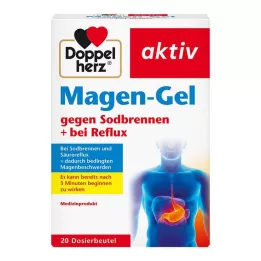 DOPPELHERZ Mavegel mod halsbrand+refluks, 20 stk