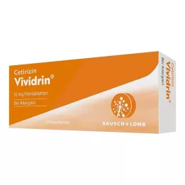 CETIRIZIN Vividrin 10 mg filmovertrukne tabletter, 7 stk