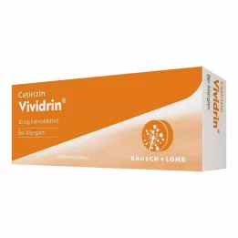 CETIRIZIN Vividrin 10 mg filmovertrukne tabletter, 20 stk
