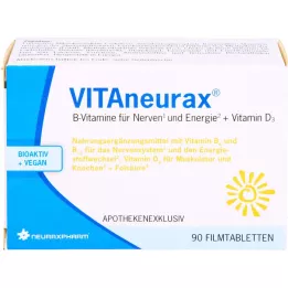 VITANEURAX B-vitaminer + D3 filmovertrukne tabletter, 90 stk