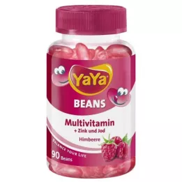 YAYA BEANS Hindbærzink- og jodtyggetabletter, 90 stk