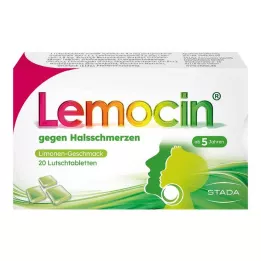 LEMOCIN mod ondt i halsen sugetabletter, 20 stk