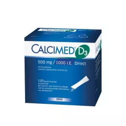 CALCIMED D3 500 mg/1000 I.E. Direkte Granulat, 120 stk