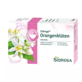 SIDROGA Tefilterposer med appelsinblomster, 20X1,2 g