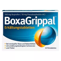 BOXAGRIPPAL Kolde tabletter 200 mg/30 mg FTA, 20 stk