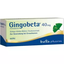 GINGOBETA 40 mg filmovertrukne tabletter, 60 stk