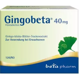 GINGOBETA 40 mg filmovertrukne tabletter, 120 stk
