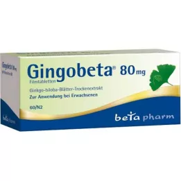 GINGOBETA 80 mg filmovertrukne tabletter, 60 stk