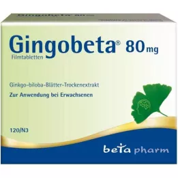 GINGOBETA 80 mg filmovertrukne tabletter, 120 stk