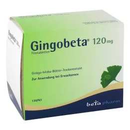 GINGOBETA 120 mg filmovertrukne tabletter, 120 stk