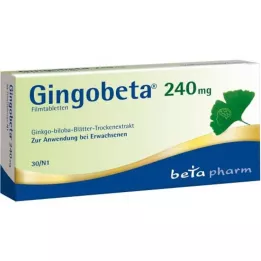 GINGOBETA 240 mg filmovertrukne tabletter, 30 stk