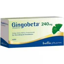 GINGOBETA 240 mg filmovertrukne tabletter, 60 stk
