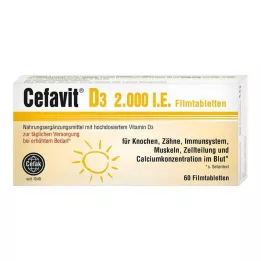 CEFAVIT D3 2.000 IE filmovertrukne tabletter, 60 stk