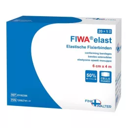 FIXIERBINDE elastik 8 cmx4 m cellofan, 1 stk