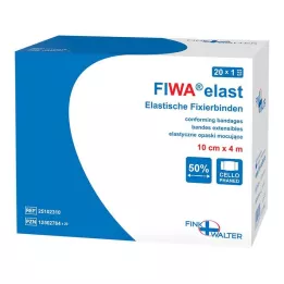 FIXIERBINDE elastik 10 cmx4 m cellofan, 1 stk