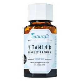 Naturafit Vitamin B Kompleks Premium Kapsler, 60 kapsler