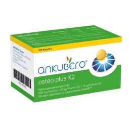 ANKUBERO osteo plus K2 kapsler, 120 stk