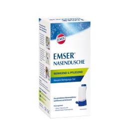 EMSER Næseudskylning med 4 poser næseskyllesalt, 1 stk