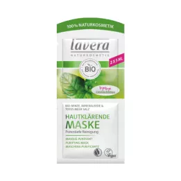 LAVERA hudafklarende maske mint, 2X5 ml