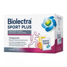 BIOLECTRA Sport Plus drikkegranulat, 20X7,5 g