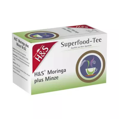 H&amp;S Moringa plus mint filterpose, 20X2,3 g