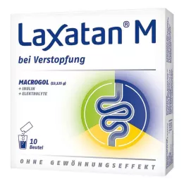 LAXATAN M Granulat til fremstilling af suspension til oral administration, 10 stk