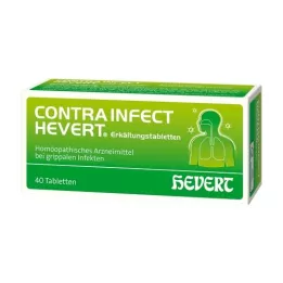 CONTRAINFECT Hevert koldtabletter, 40 stk