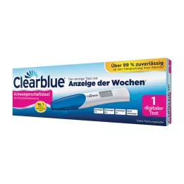 CLEARBLUE Graviditetstest med ugebestemmelse, 1 stk