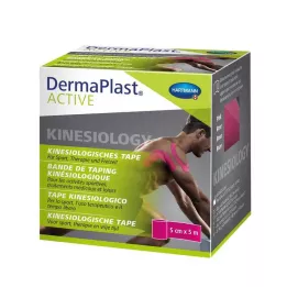 DERMAPLAST Active Kinesiology Tape 5 cmx5 m pink, 1 stk