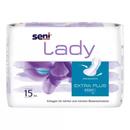 SENI Lady Incontinence Pad extra plus, 15 stk